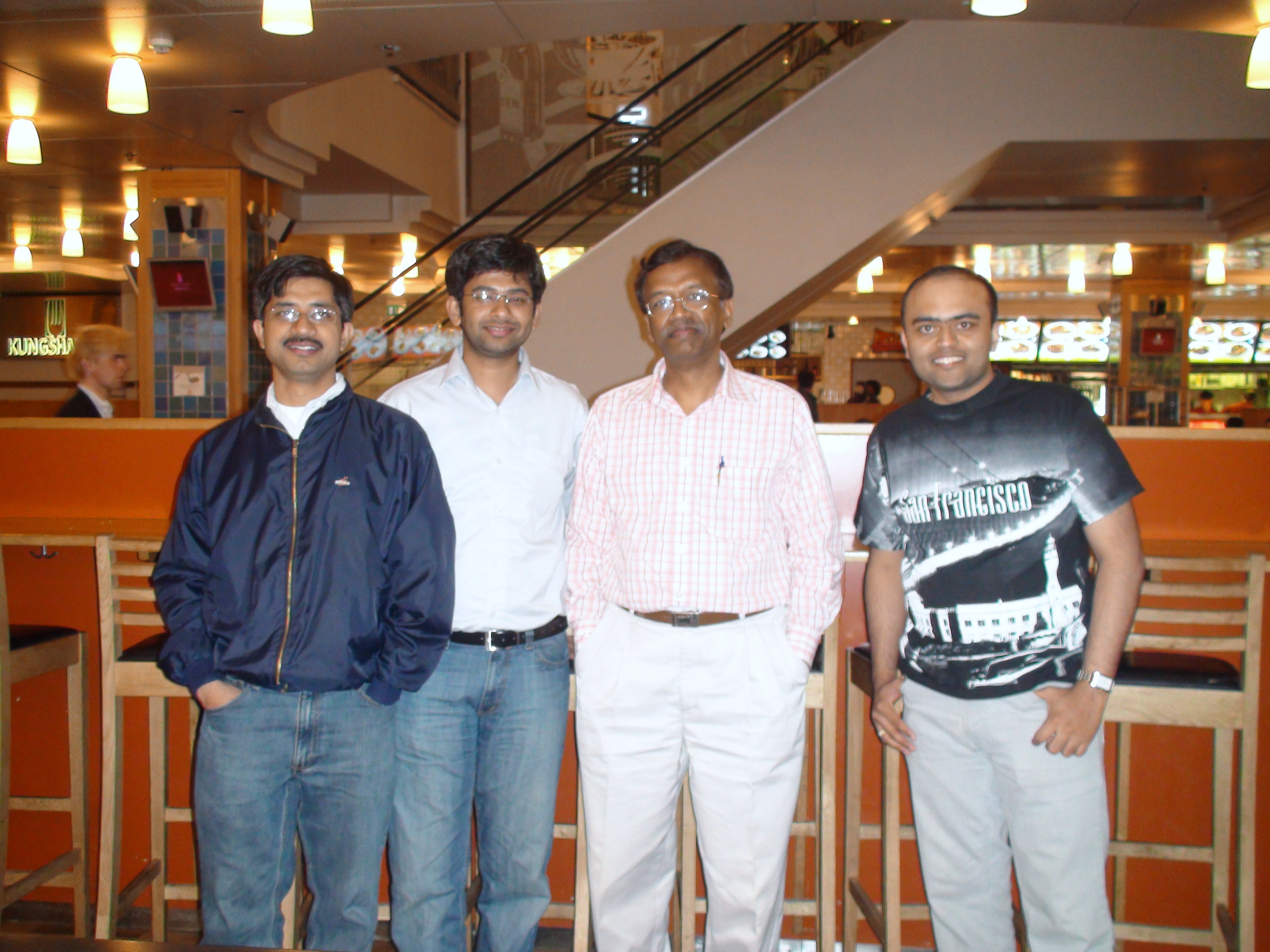 With Hari Sir in Sweden, 2010